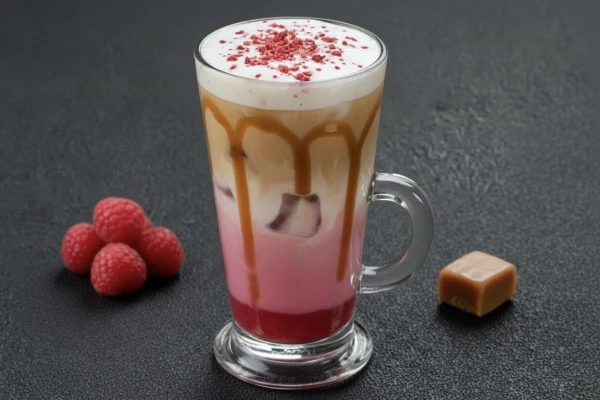Айс латте Малина-Карамель