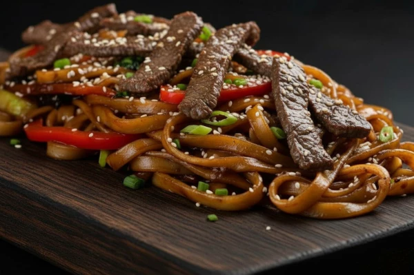 Лапша удон с говяжьей вырезкой