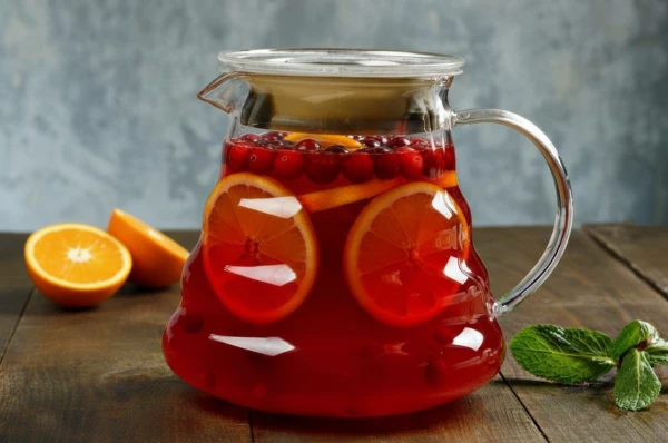 Чай клюква-апельсин