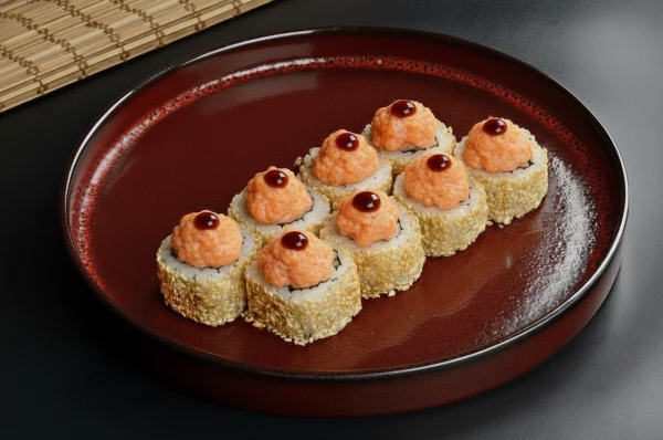 ролл Том ям с лососем