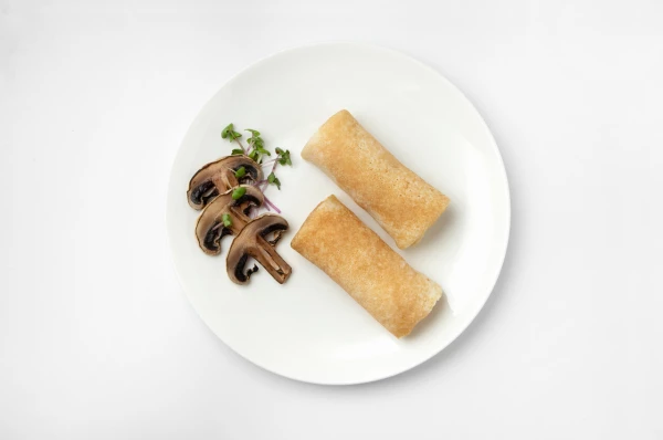 Блины с курицей и грибами