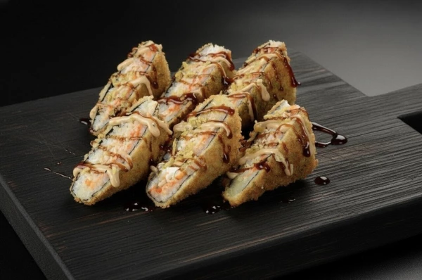 Японский сэндвич с лососем