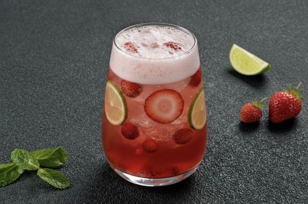 Лимонад Клубника-земляника-лайм