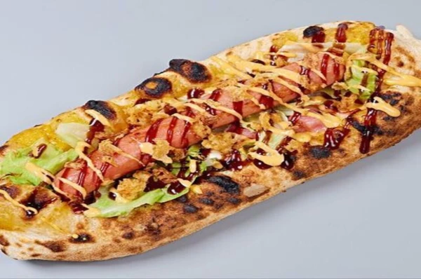 Пицца-дог с сосиской