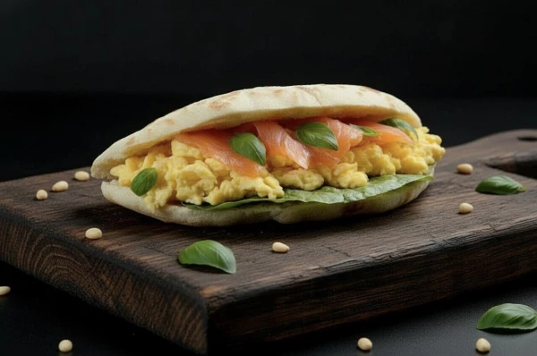 Сэндвич с лососем