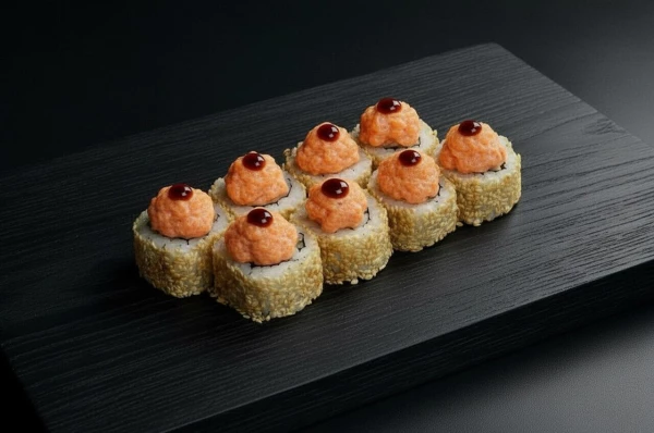 ролл Том ям с лососем