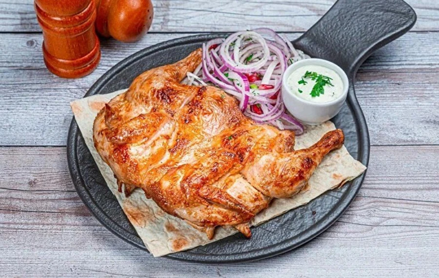 ЦЫПЛЁНОК НА МАНГАЛЕ