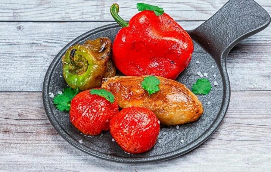 ОВОЩИ НА МАНГАЛЕ