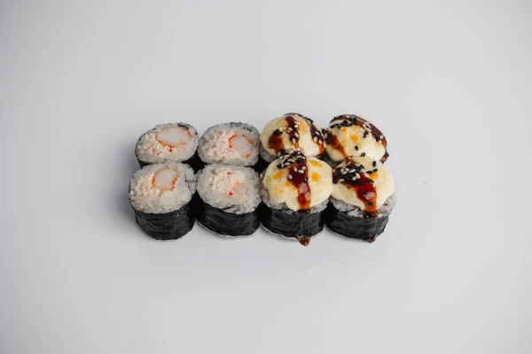 Запеченный маки с тигровой креветкой