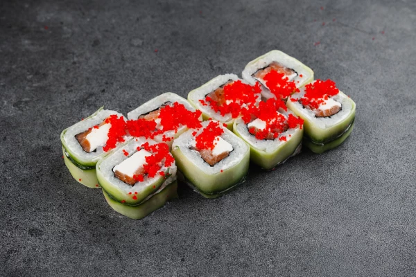 Томаму с лососем