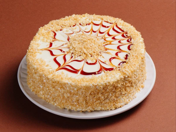 Торт "Молочная девочка с карамелью и вареной сгущенкой"