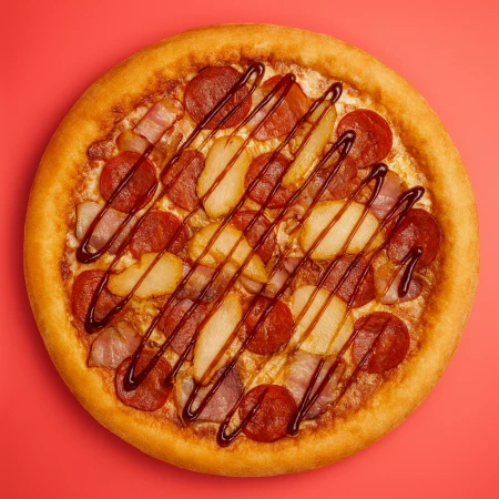 Пицца Барбекю большая