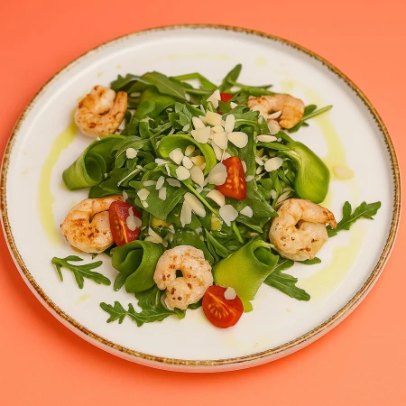 Салат Рукола с креветкой
