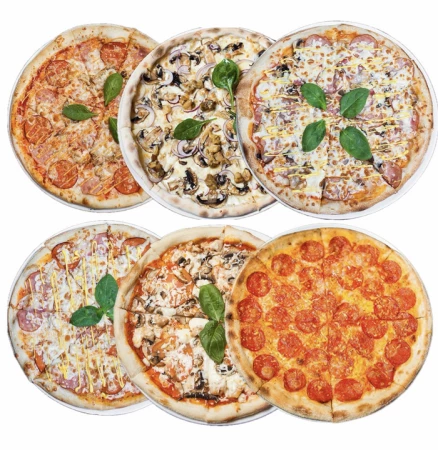 Комбо 6 пицц