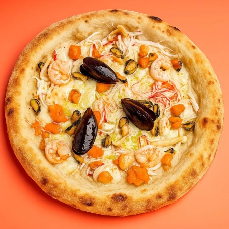 Пицца Морская большая