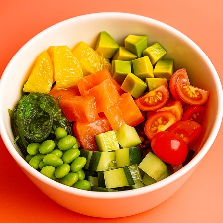 Поке с лососем