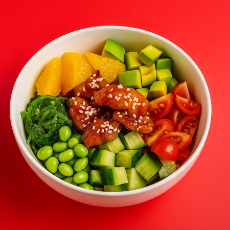 Поке с курицей 