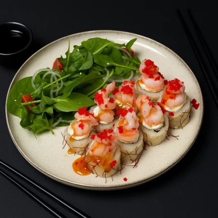 Ролл Фудзи с креветкой