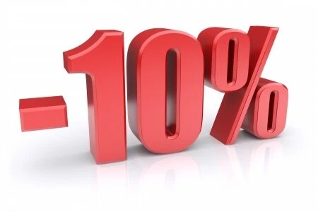 Скидка 10% на доставку и самовывоз