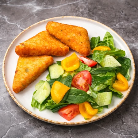 Хашбрауны с овощами