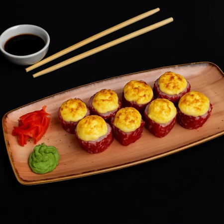 Ролл Калифорния Запеченная