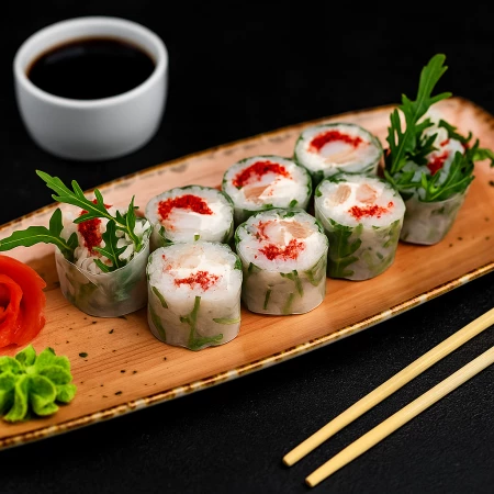 Ролл Райс с креветкой