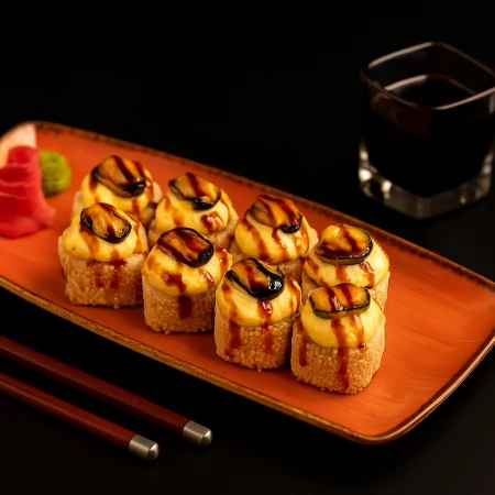 Ролл Острые Мидии