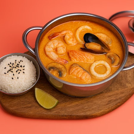 Том Ям с морепродуктами