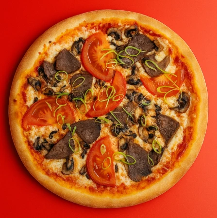 Пицца Мраморная средняя