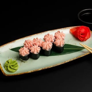 Мини с розовым соусом