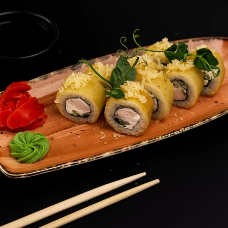 Ролл Жареный с курицей