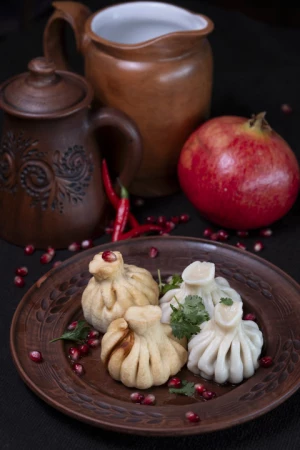 Хинкали с курицей