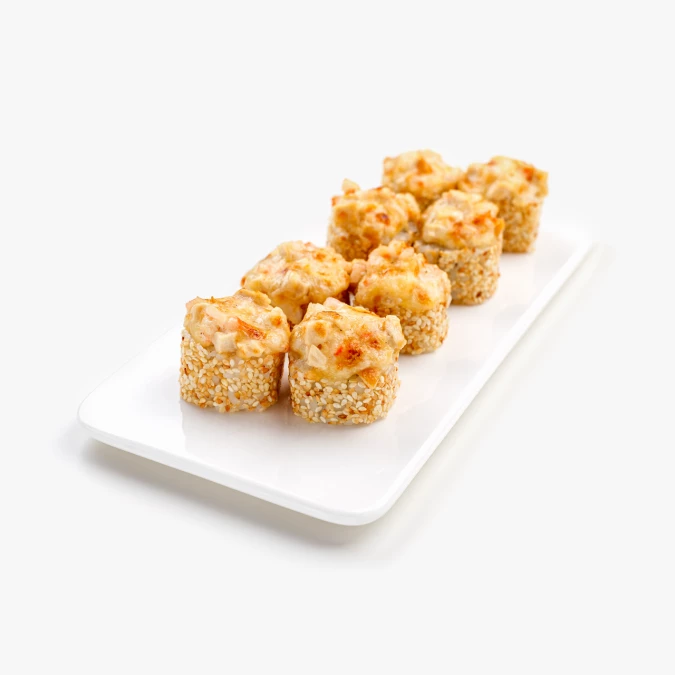 Ролл Запечённый курица-креветка