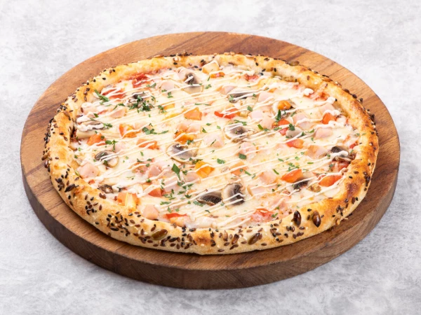 Пицца Нежная 25 см. с семечками