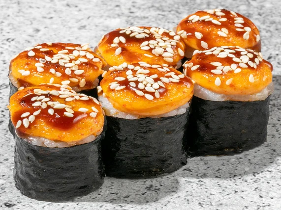 Запеченный мини ролл с крабом