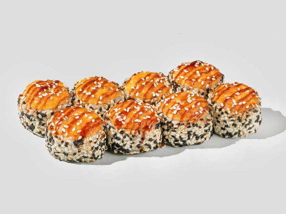 Запеченная калифорния с курицей