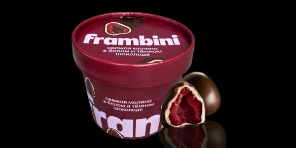 Малина в белом и темном шоколаде 130гр