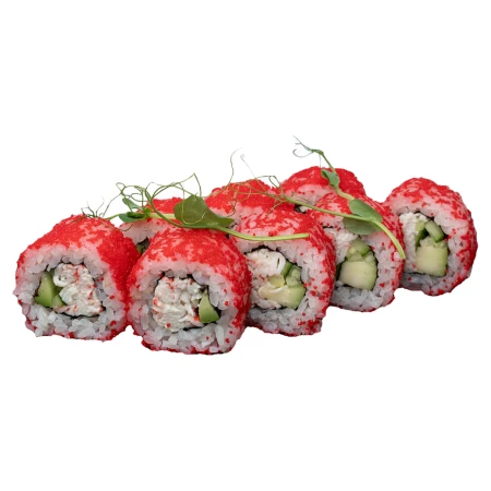 Калифорния с крабом в икре