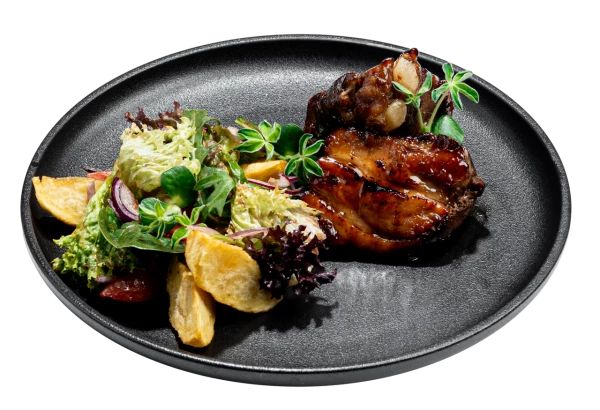 Свиные рёбра в остро-сладком соусе