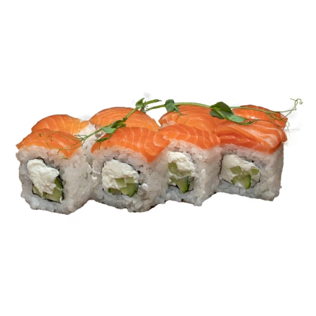 Премиум Филадельфия с лососем и сливочным сыром 