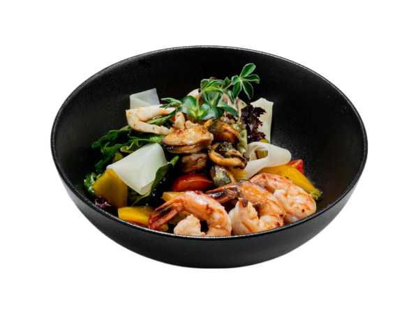 Салат с морепродуктами