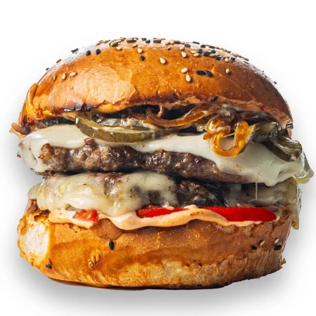 Белый бургер