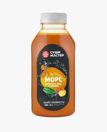 Морс облепиха-мед и имбирь