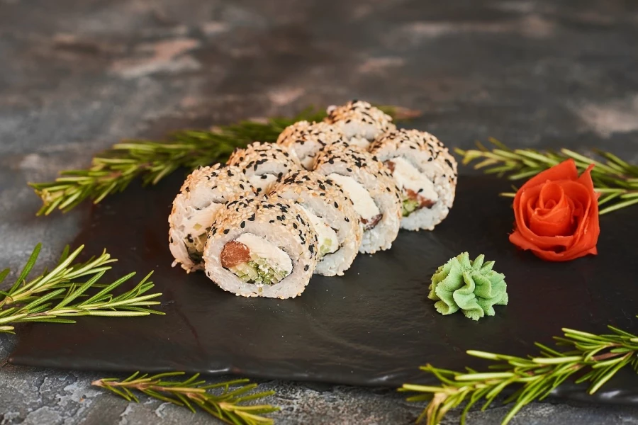 Ролл Филадельфия кунжут