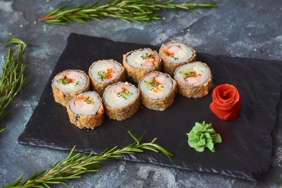 Темпура ролл с креветкой