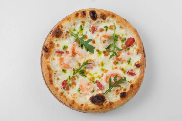 Пицца с креветками 450 г