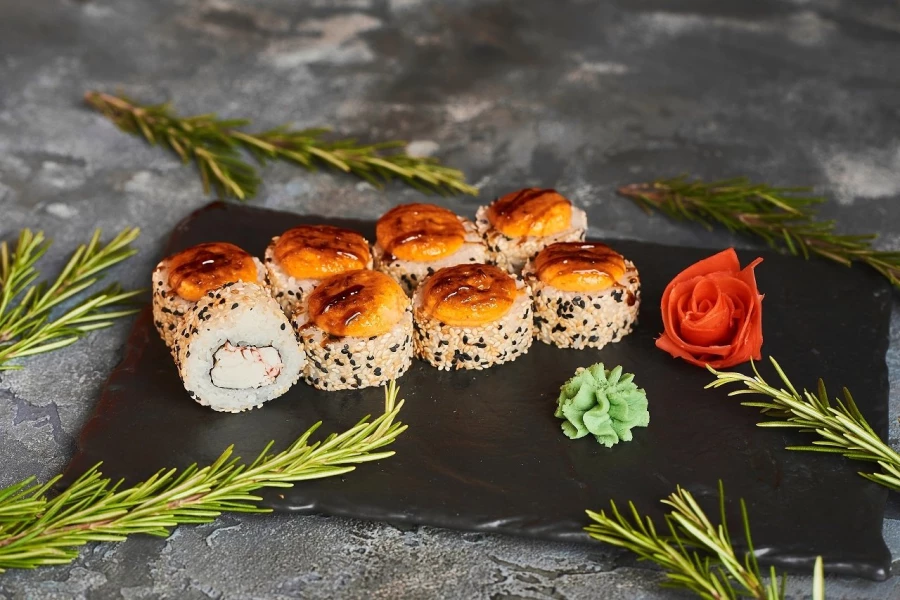 Запеченный ролл Кани