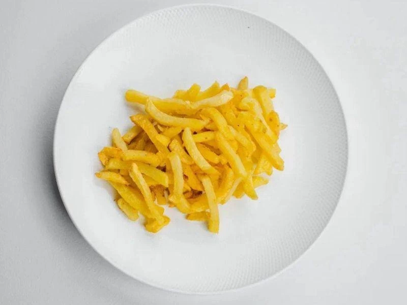 Картофель жаренный с луком