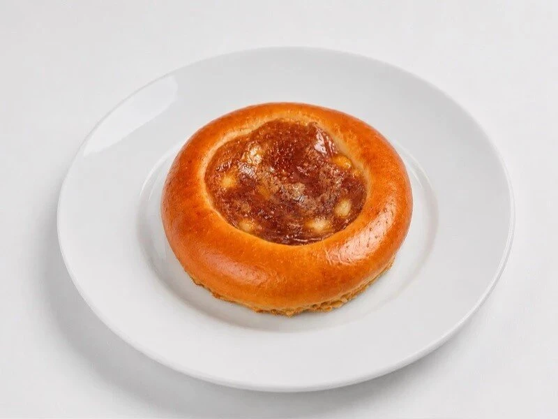 Ватрушка с яблоком