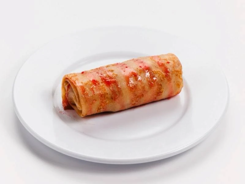 Блинчик с творогом и изюмом